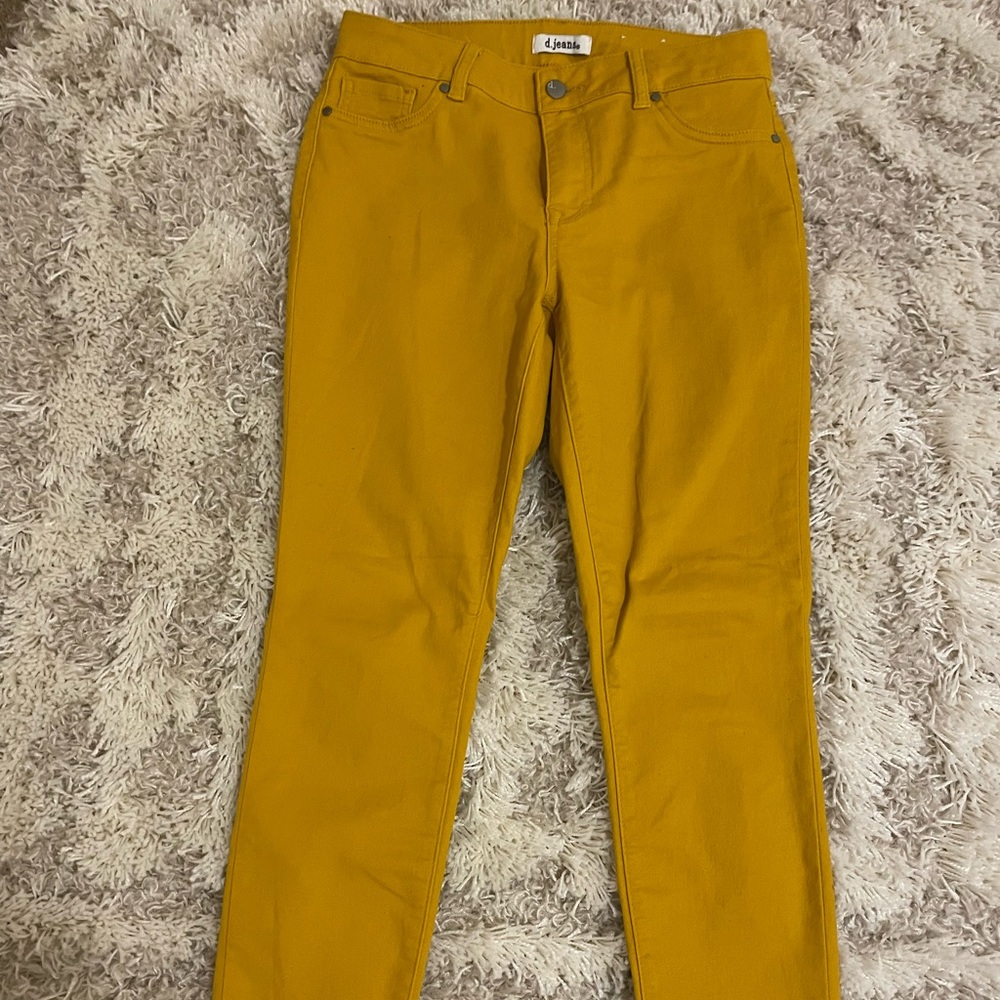 D Jeans skinny jeans in mustard yellow